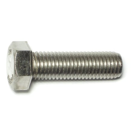 Midwest Fastener 18-8, 3/4"-10 Hex Head Cap Screw, Plain Stainless Steel, 2-1/2 in L, 5 PK 51902
